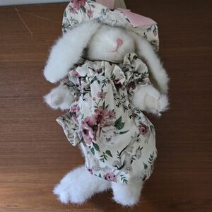 Boyds Bears JULIP O’HAREA #91664 Plush 12” Bunny Floral Dress/Hat  Easter  NWT